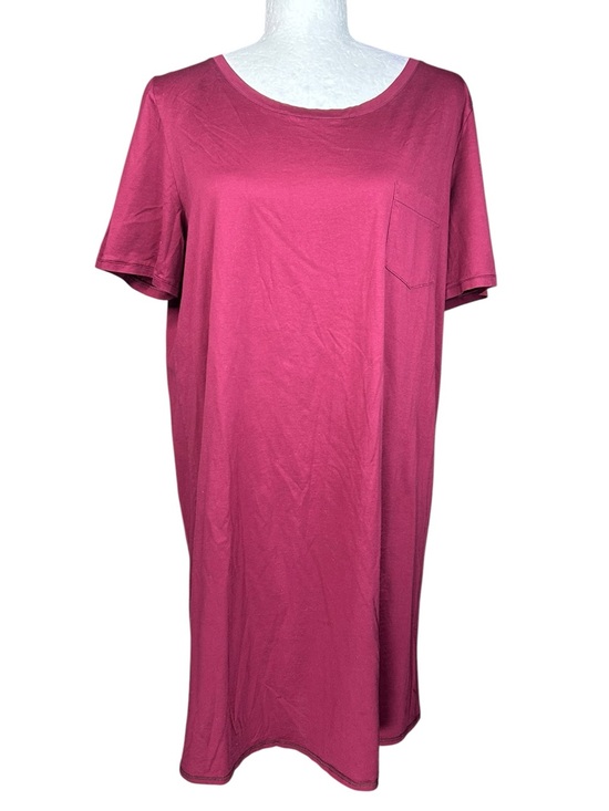 Hanro Other - Hanro Cotton Deluxe Sleepshirt M 10/12 Plum Berry Quiet Luxury